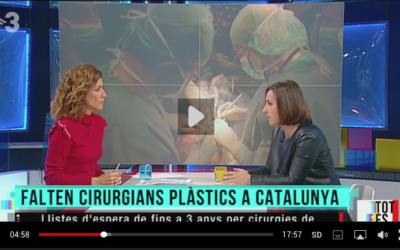 Entrevista a la Dra. Anna López, presidenta de la SCCPRE, al programa Tot es mou de TV3