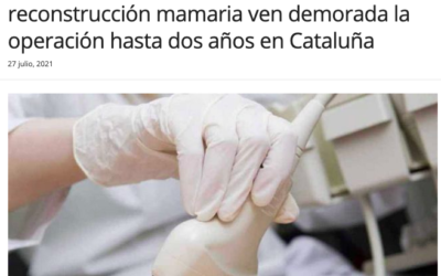 La nota de premsa sobre el temps d’espera per a una reconstrucció mamària, a mitjans especialitzats en sanitat